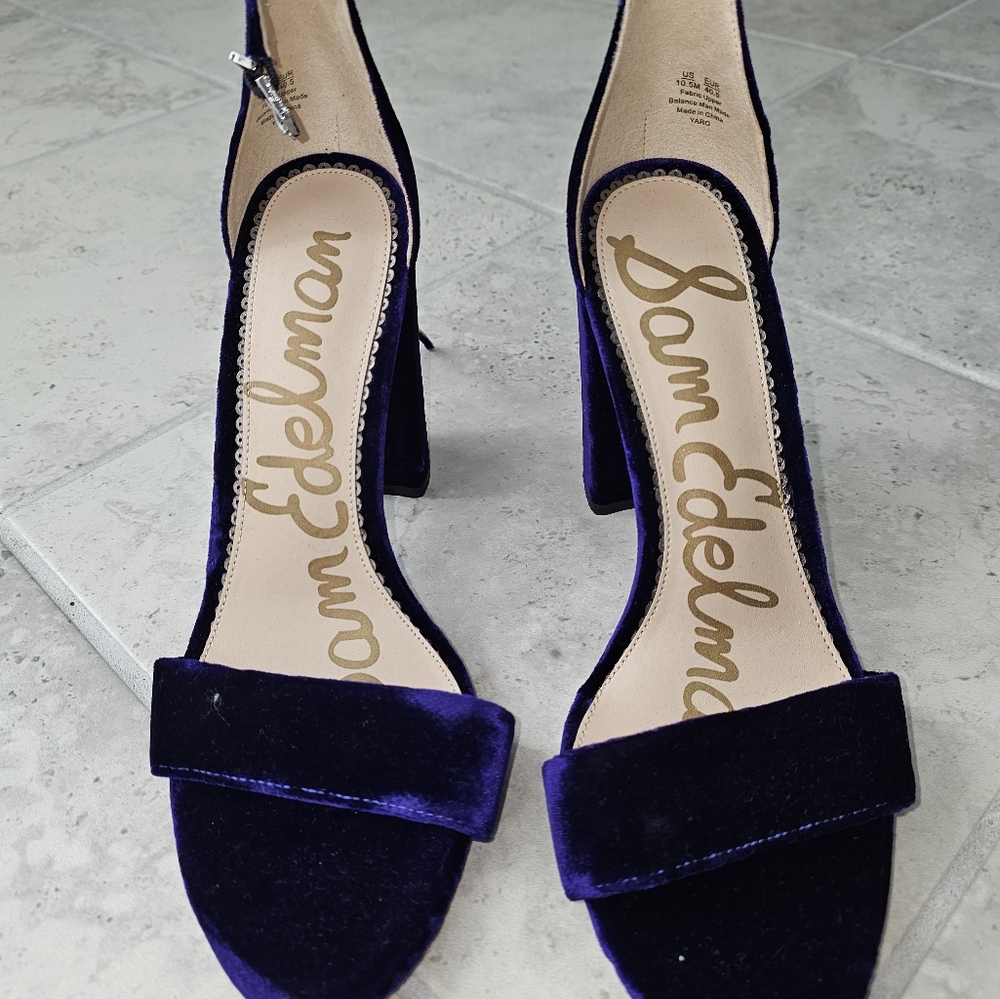 Sam Edelman purple heels